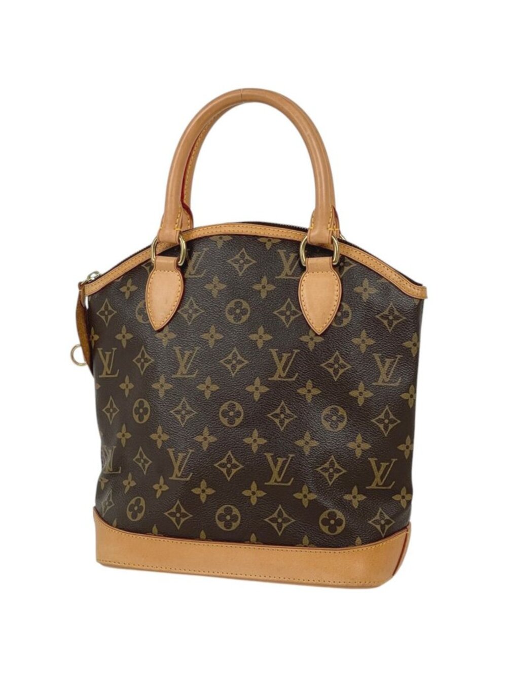 Louis Vuitton Lockit Tote Bag Handle Monogram Brown